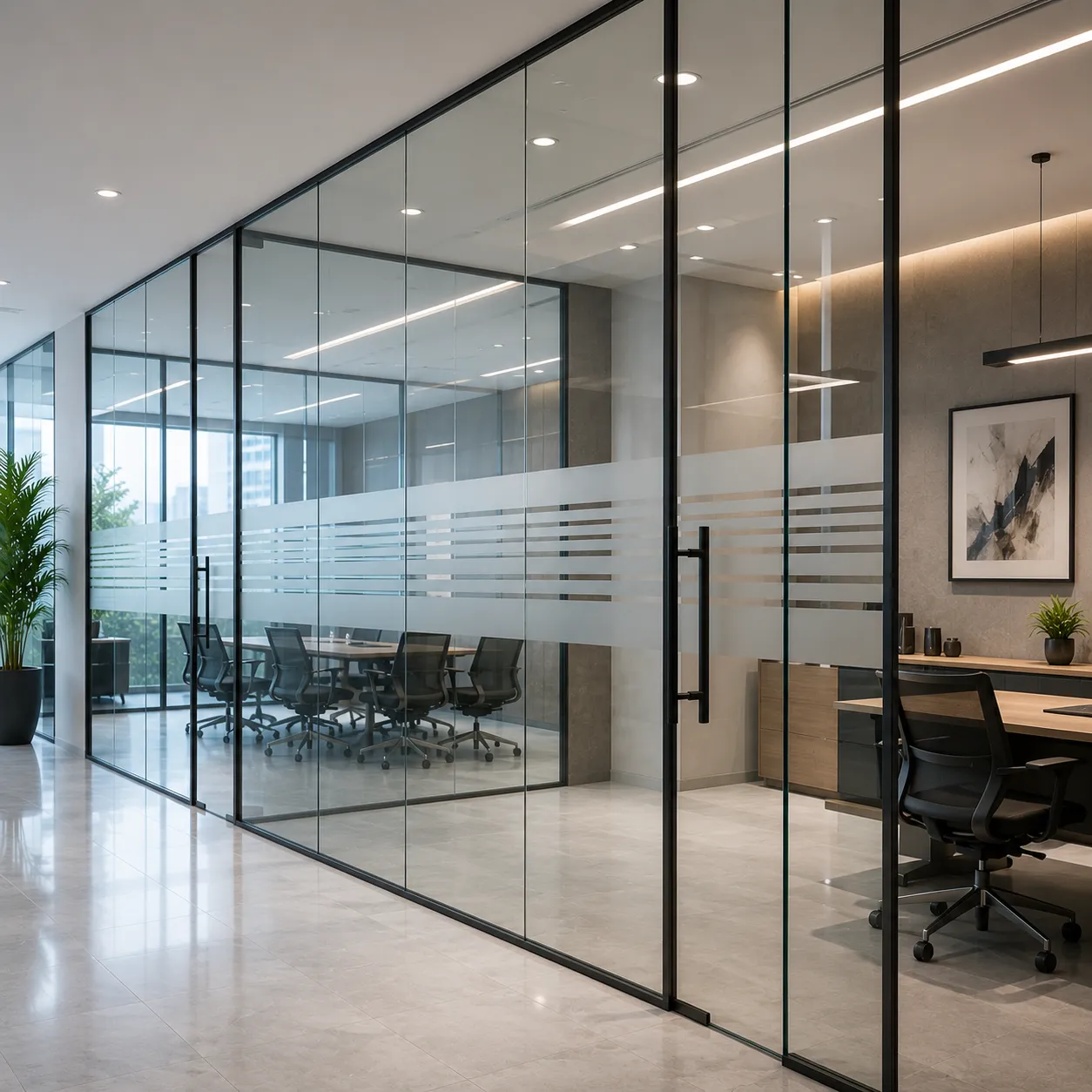 office glass partitions