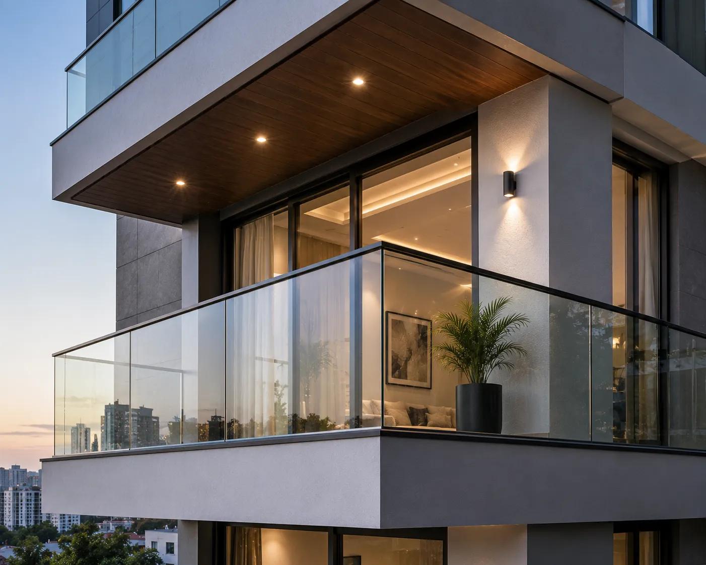 balcony glass